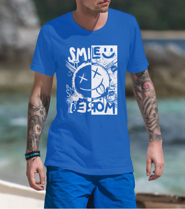Dream Merch Smile More Smile Drink Lime T-Shirt
