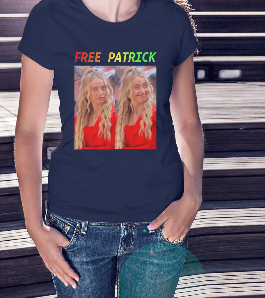 FREE PATRICK Double Image Red T-Shirt