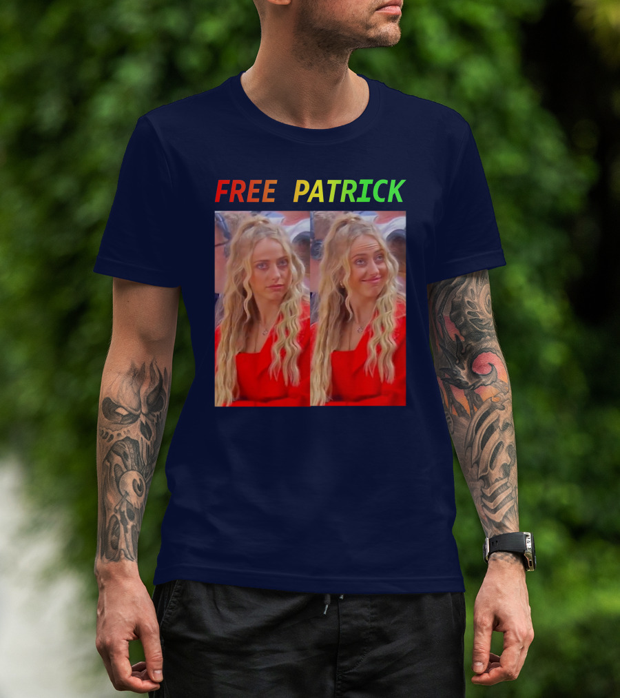 FREE PATRICK Double Image Red T-Shirt