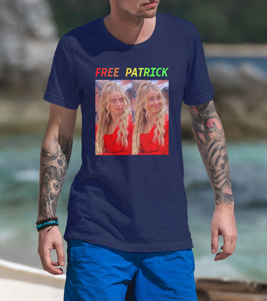 FREE PATRICK Double Image Red T-Shirt