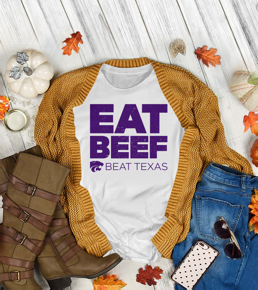 EAT BEEF BEAT TEXAS Wildcats T-Shirt