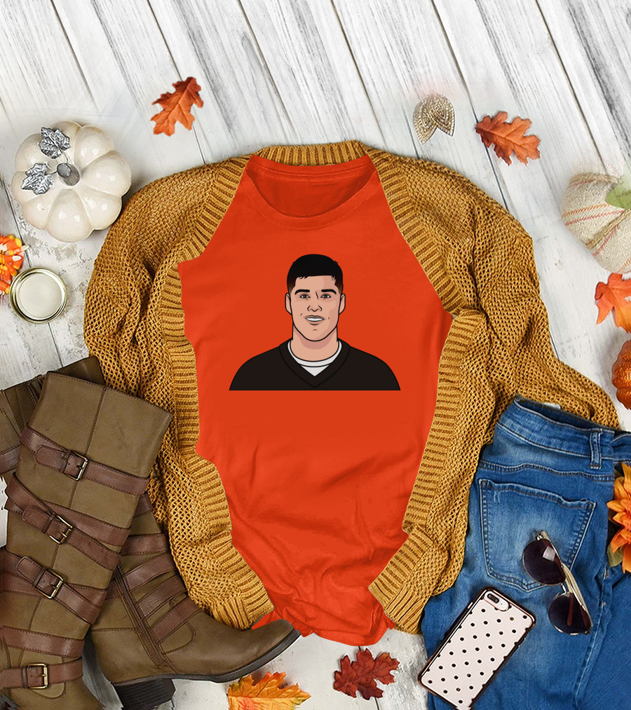 Mason Rudolph Illustrated Portrait on T-Shirt