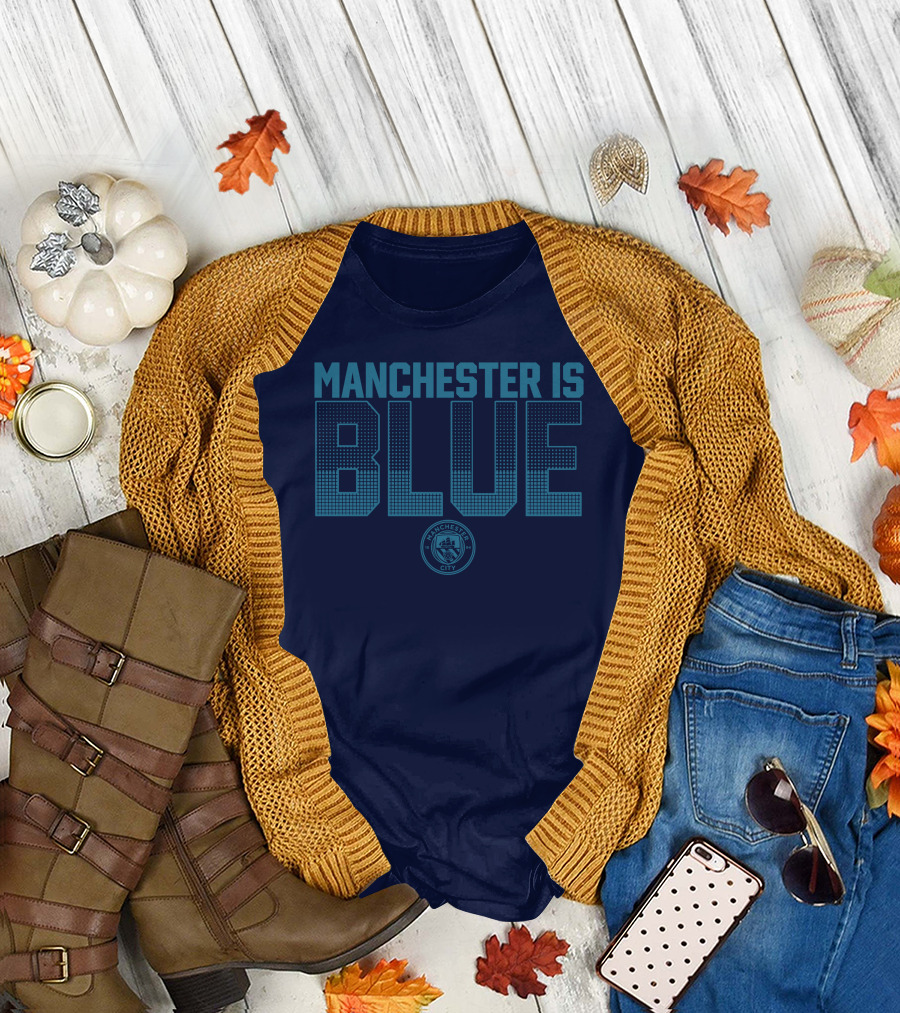 Manchester Is Blue: Manchester City Emblem T-Shirt