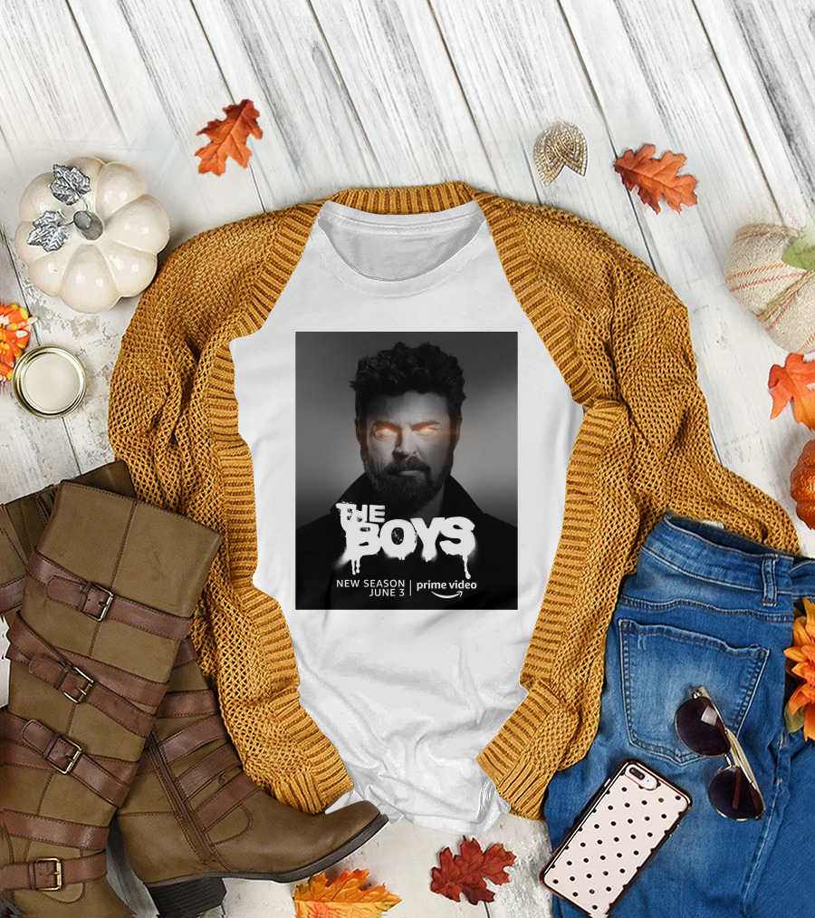 The Boys New Season June 3 Prime Video Superhero Dark T-Shirt