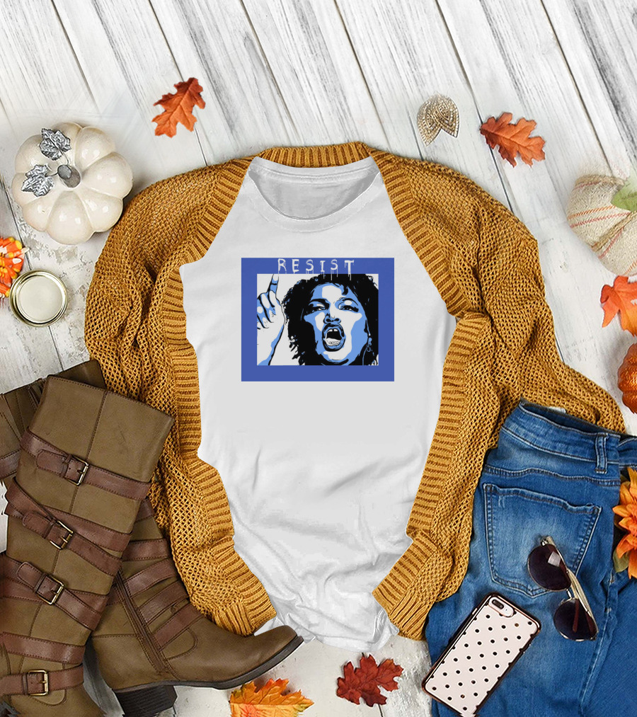 Liberal World Gear Company Merch Resist Stacey Abrams T-Shirt