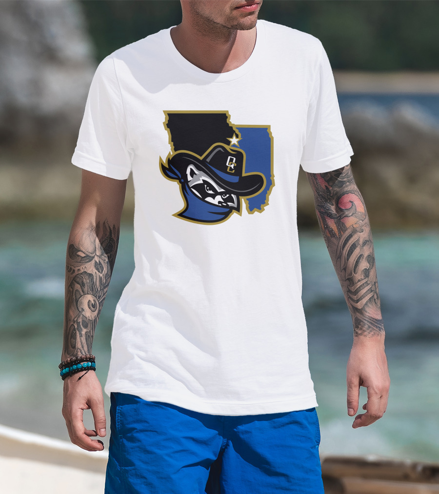 Quad Cities River Bandits Midwest League Baseball Logo 22 T-Shirt