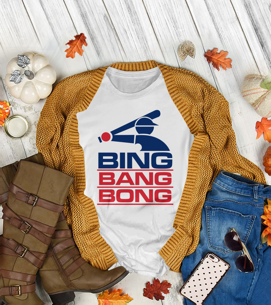 Bing Bang Bong Baseball Player T-Shirt