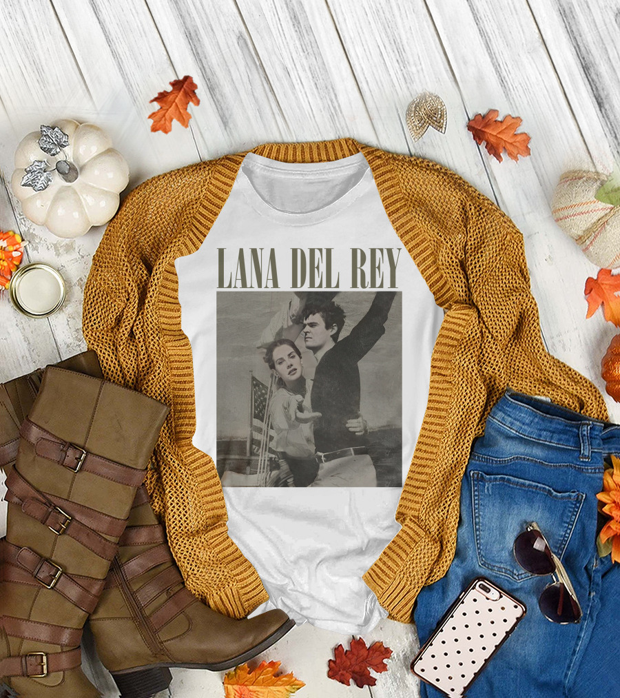 Lana Del Rey Amon Nostalgic Romance Iconography T-Shirt