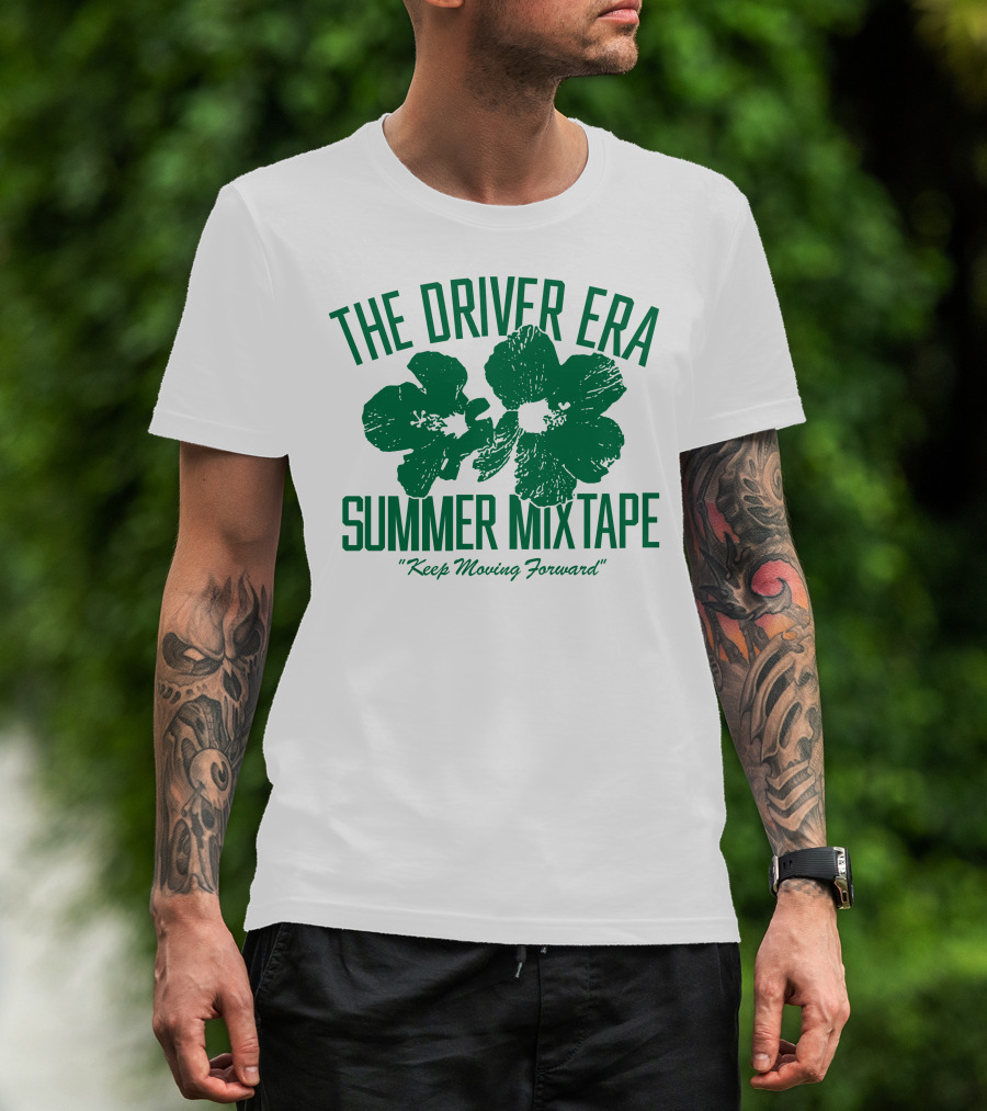 The Driver Era Summer Mixtape Keep Moving Forward Hibiscus T-Shirt