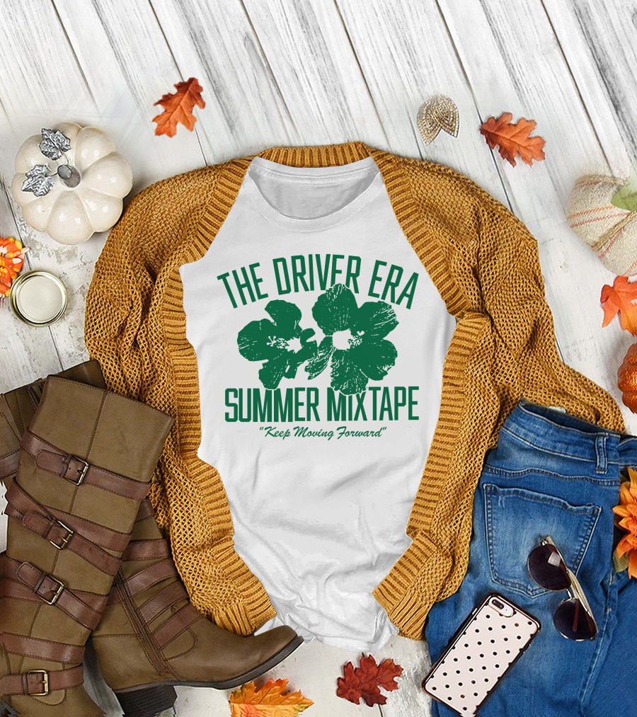 The Driver Era Summer Mixtape Keep Moving Forward Hibiscus T-Shirt