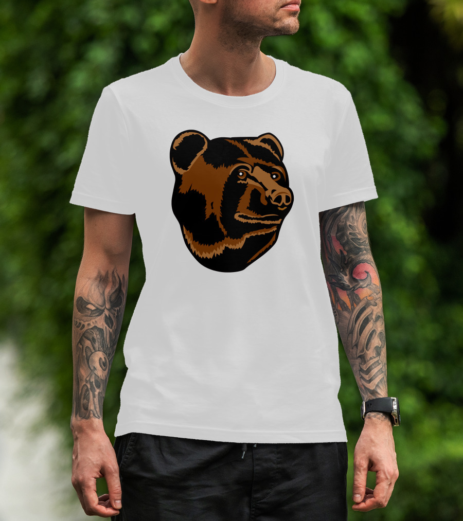 Boston Bruins Logo Bear Head T-Shirt
