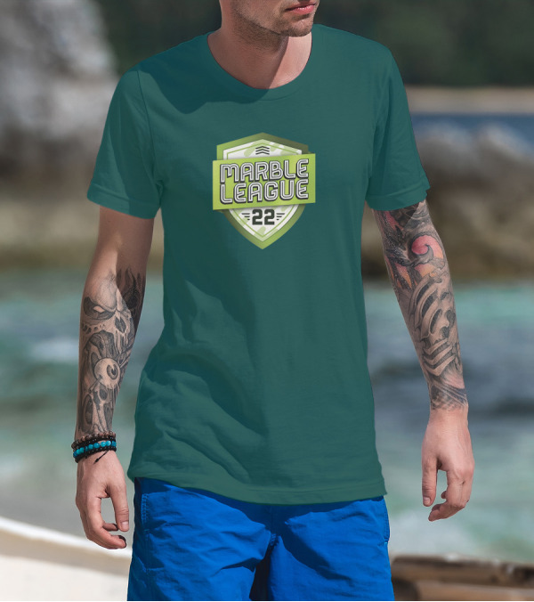 Marble League 22 Jelle's Marble Runs Badge T-Shirt