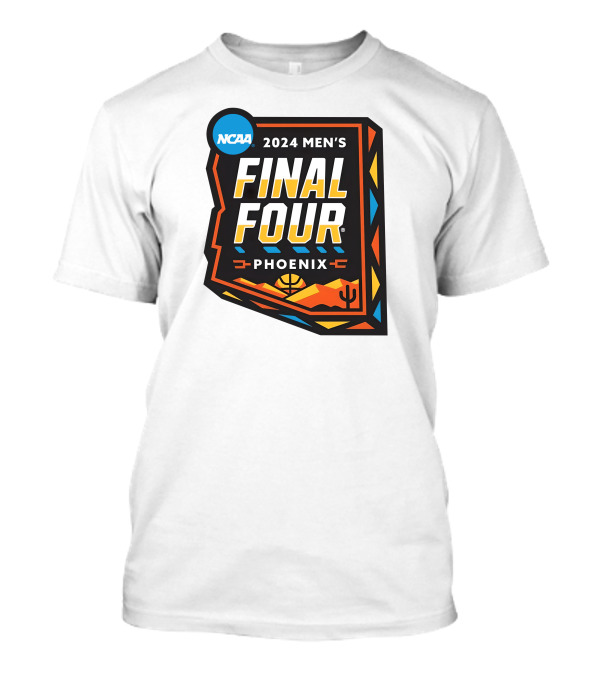 NCAA 2024 Men's Final Four Phoenix Desert Landscape Basketball Event T-Shirt