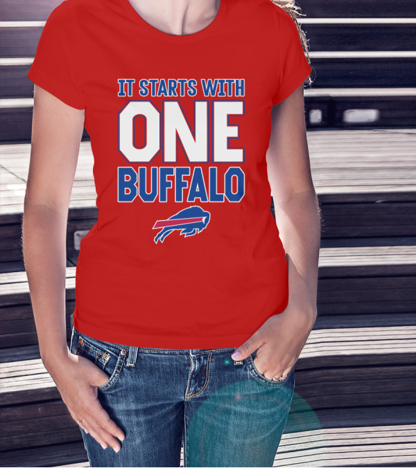 Ken Dorsey It Starts With One Buffalo Bills T-Shirt