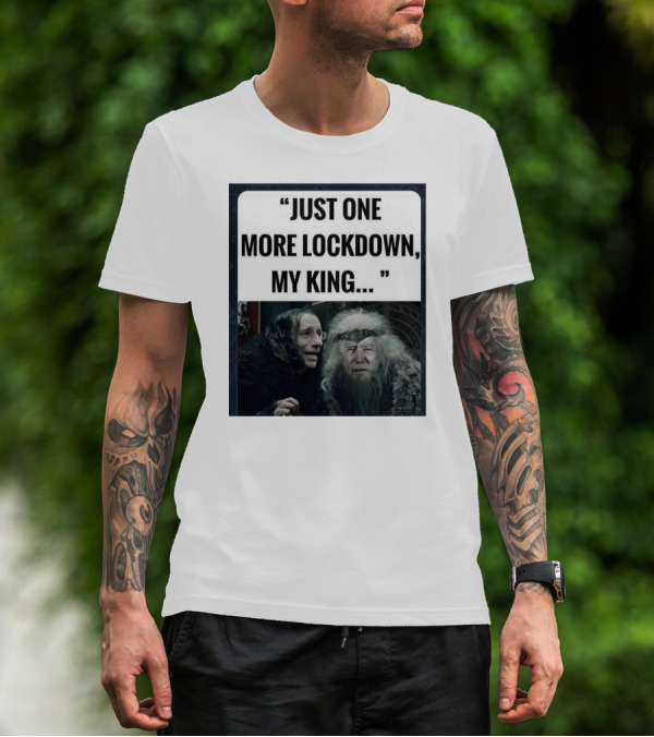 Just One More Lockdown My King Lord Of The Rings Meme T-Shirt
