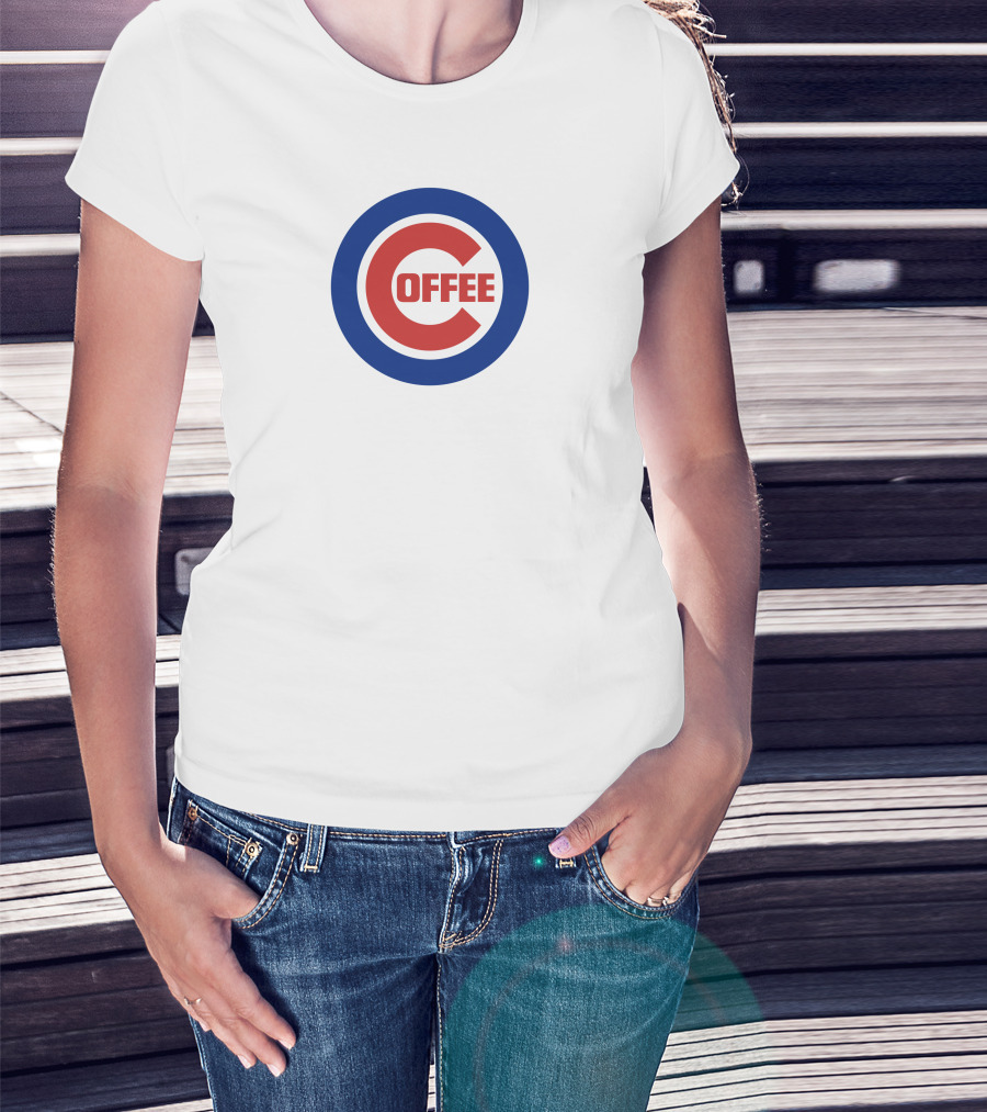 Cubs Coffee Logo Inspired By Chicago Cubs Emblem T-Shirt