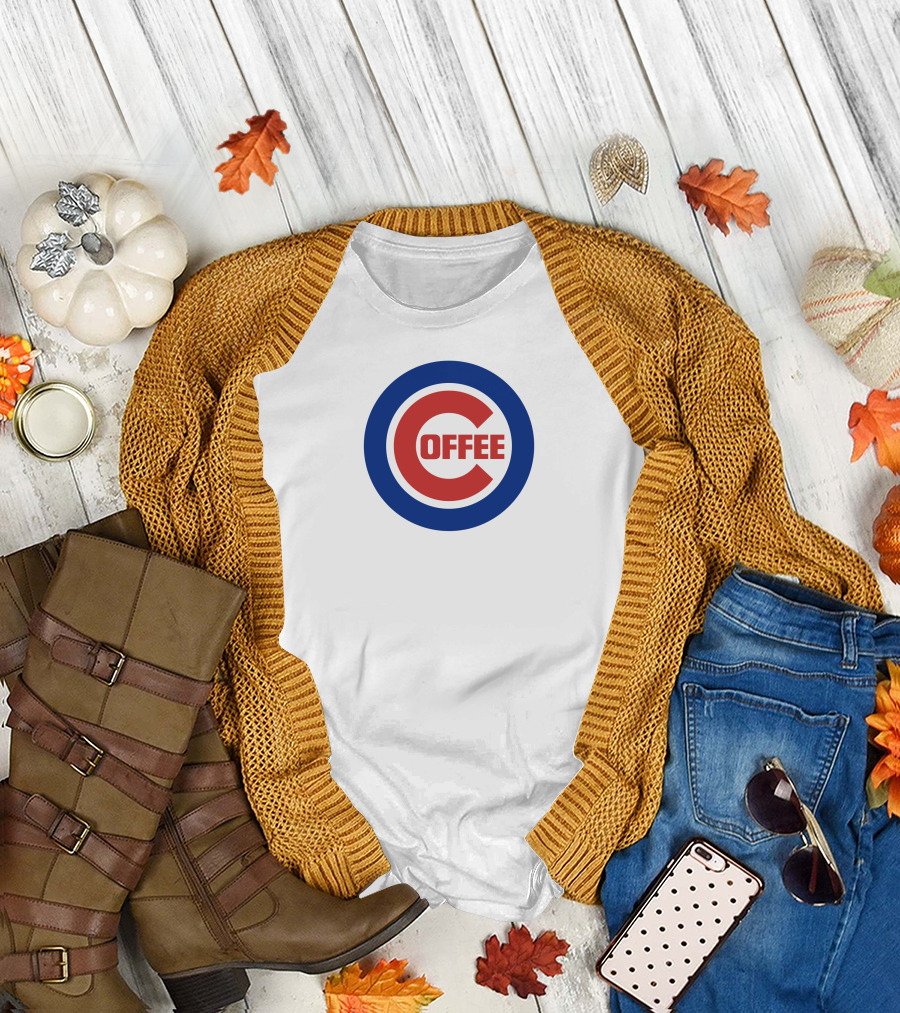 Cubs Coffee Logo Inspired by Chicago Cubs Emblem T-Shirt
