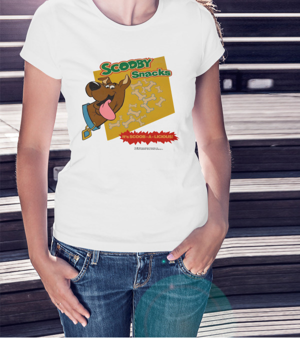 Scooby Snacks It's Scoob-A-Licious With Scooby-Doo And Bones T-Shirt