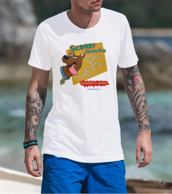 Scooby Snacks It's Scoob-A-Licious With Scooby-Doo And Bones T-Shirt