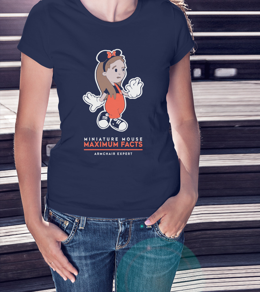 Miniature Mouse Maximum Facts Armchair Expert Disney Crossover T-Shirt