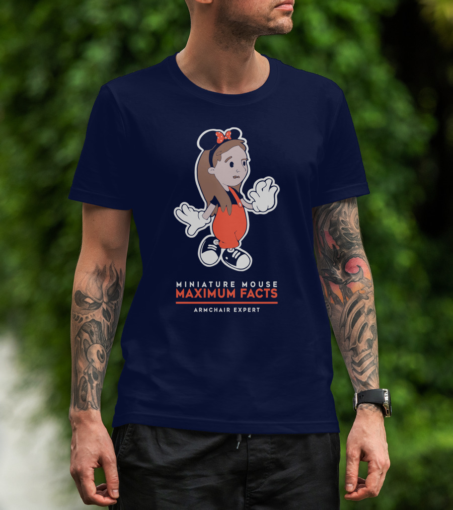 Miniature Mouse Maximum Facts Armchair Expert Disney Crossover T-Shirt
