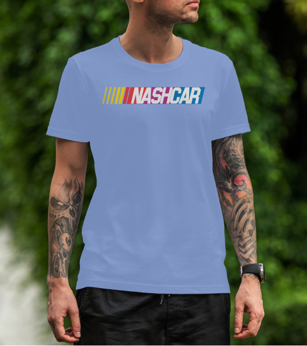 Wobovan Mitchell Nashcar Racing Strip T-Shirt