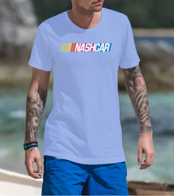 Wobovan Mitchell Nashcar Racing Strip T-Shirt