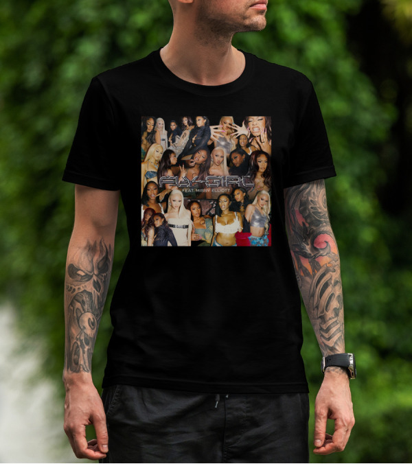 Fly Girl Collage Featuring Missy Elliott T-Shirt