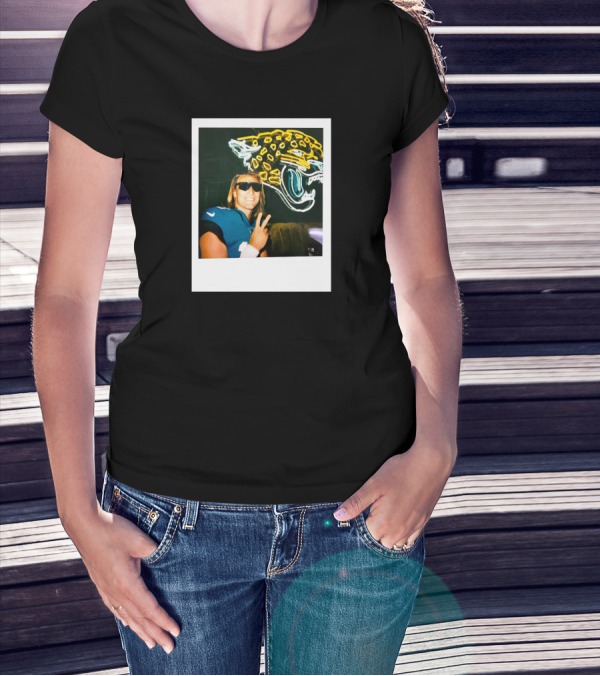 Jacksonville Jaguars Steezy Trev Neon Style Profile Picture T-Shirt