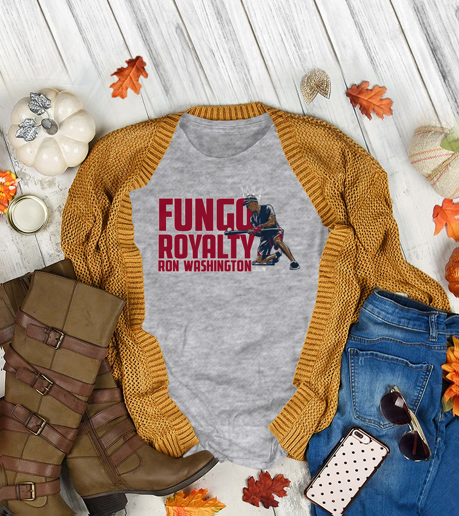 Fungo Royalty Ron Washington Baseball King T-Shirt