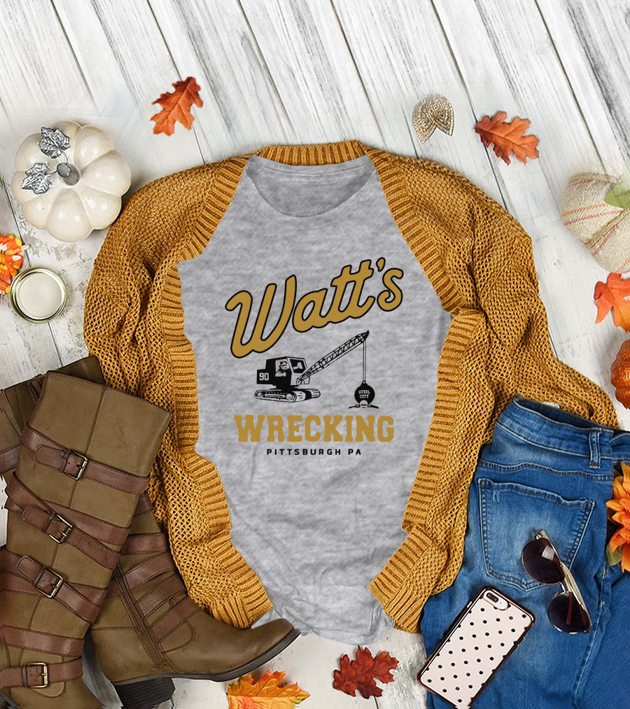 Watt's Wrecking 90 Steel City Pittsburgh PA T-Shirt