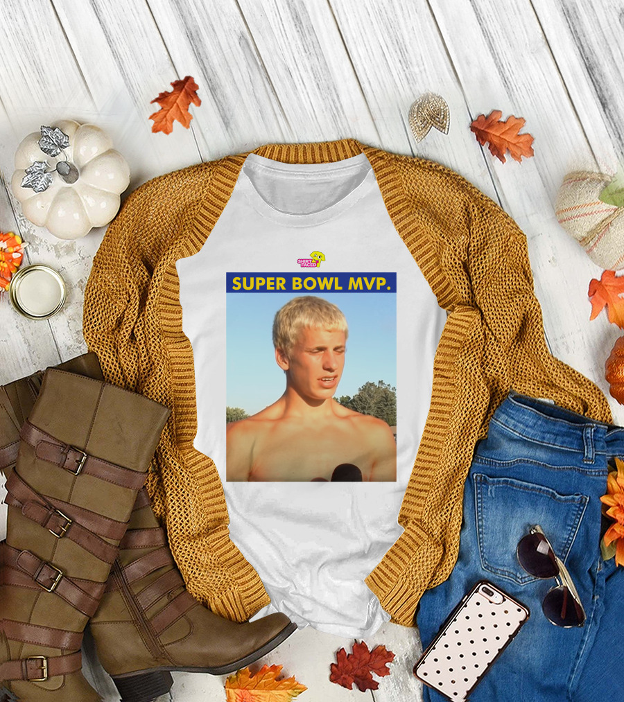 Shirtfaced Cooper Kupp Super Bowl MVP Topless Meme T-Shirt