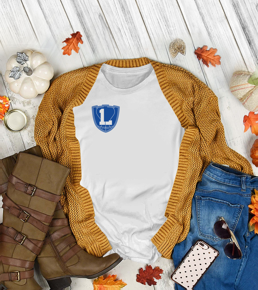 One Last L 3.5.22 Blue Shield Emblem T-Shirt