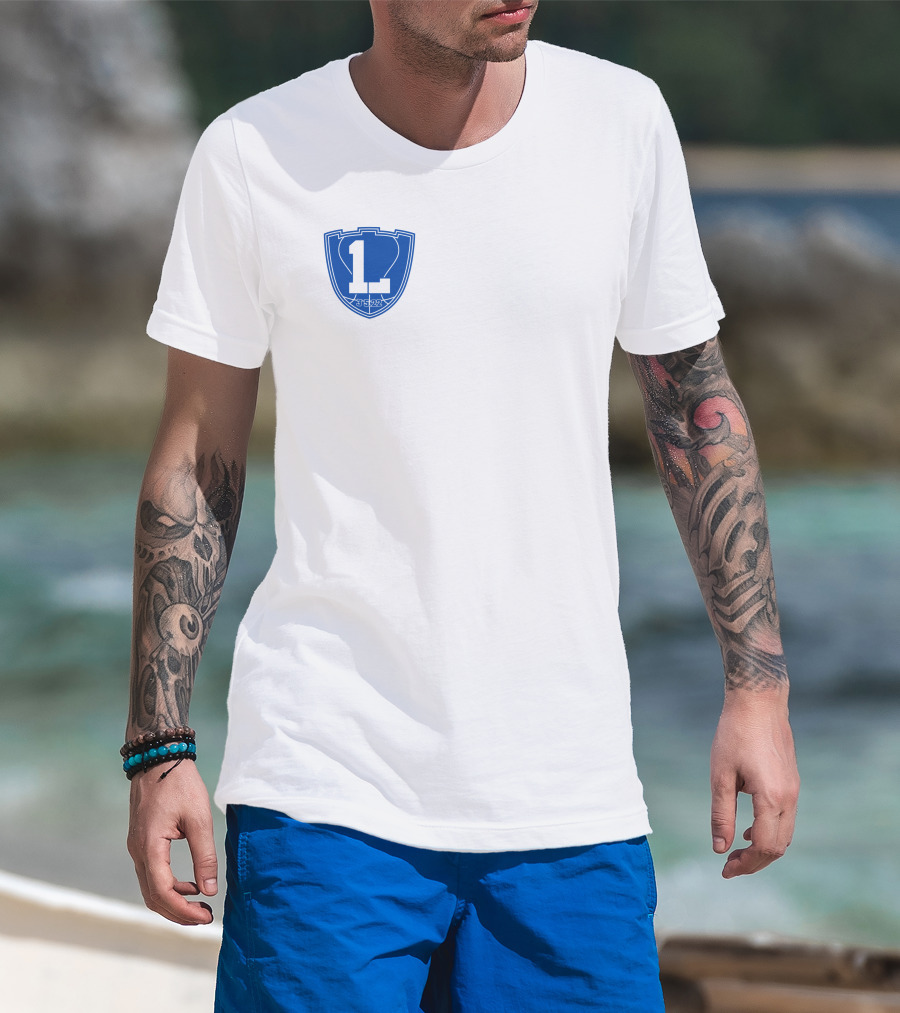 One Last L 3.5.22 Blue Shield Emblem T-Shirt