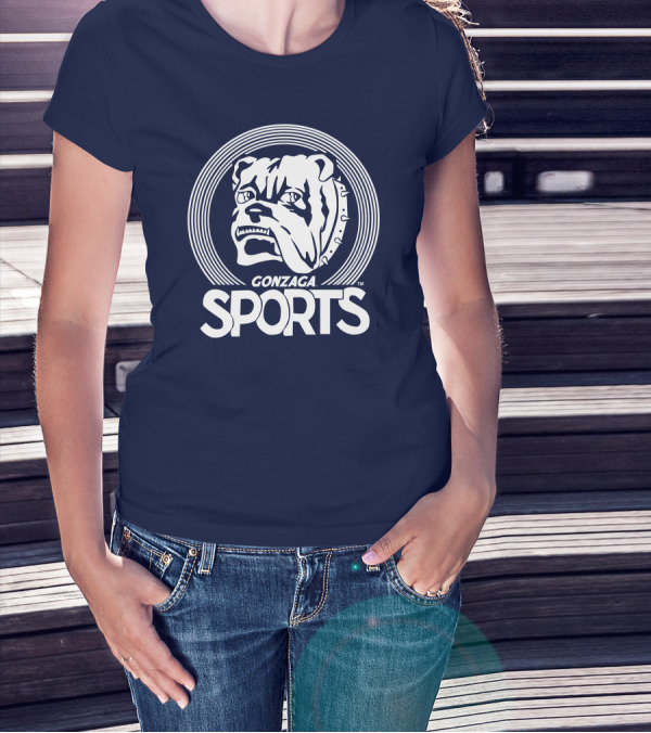 Gonzaga Sports Bulldog Retro T-Shirt