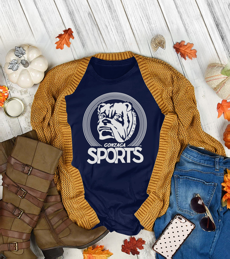 Gonzaga Sports Bulldog Retro T-Shirt