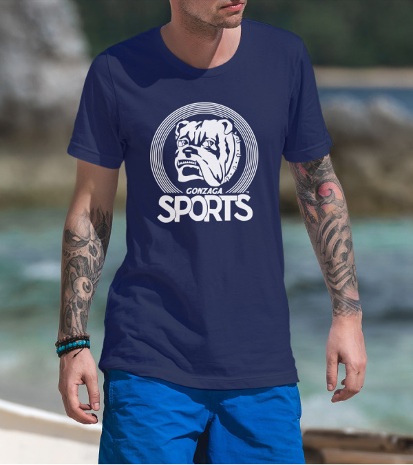 Gonzaga Sports Bulldog Retro T-Shirt