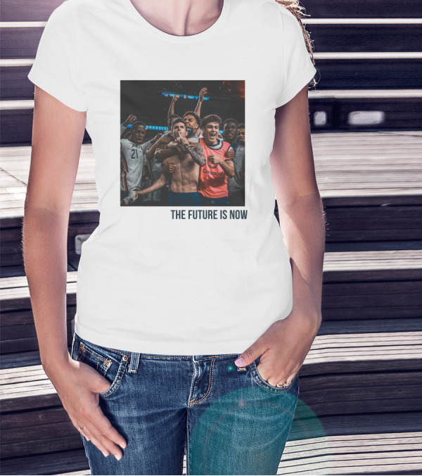 The Future Is Now USA Soccer CONCACAF Celebratory Moment T-Shirt