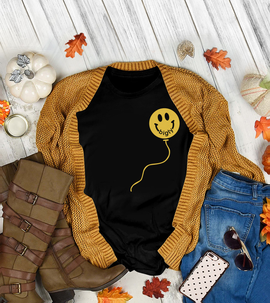 Bigly Smiley Face Balloon T-Shirt