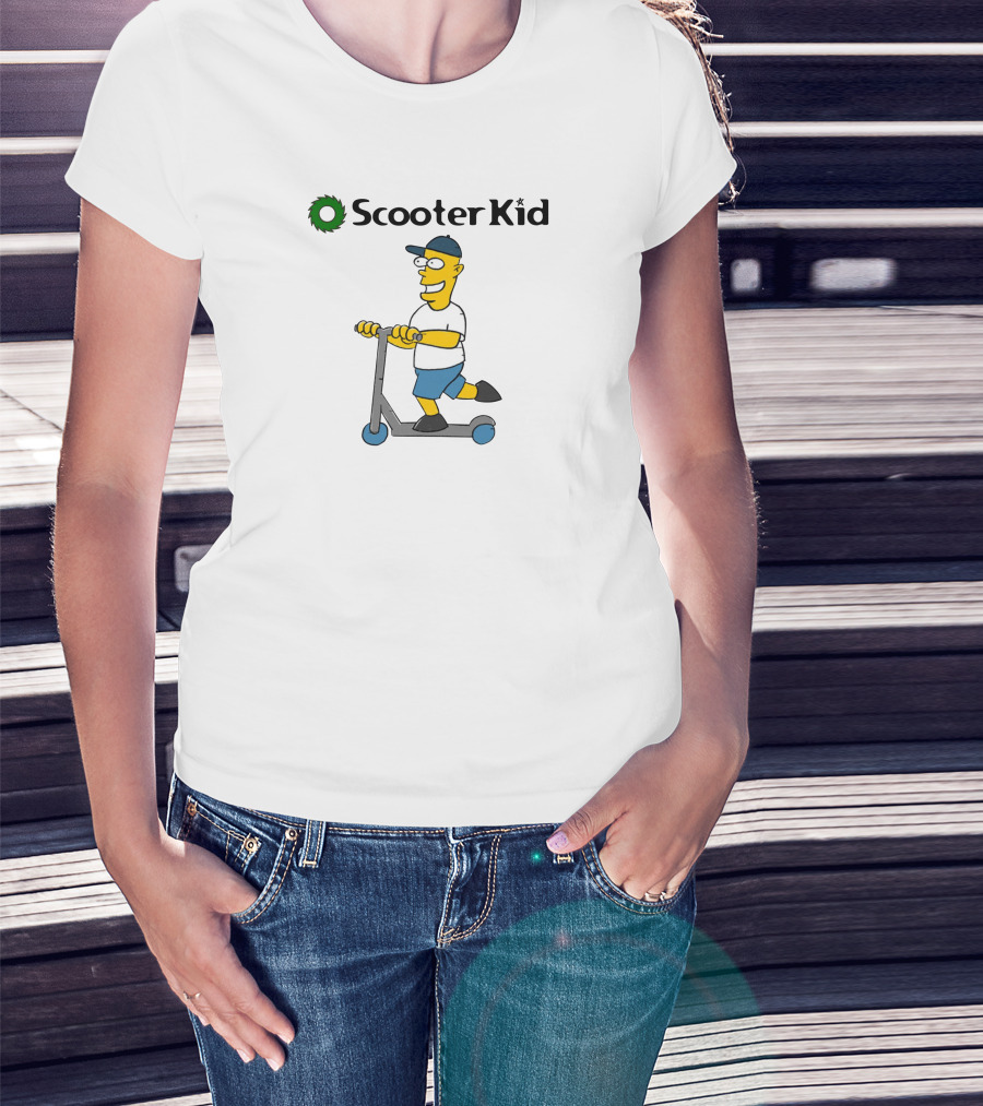 Kennybeats Scooter Kid Simpsons T-Shirt