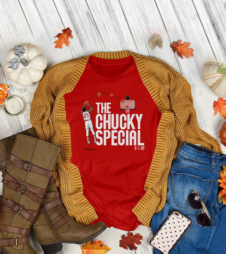 The Chucky Special 3-1-22 Basketball Shot 23 T-Shirt