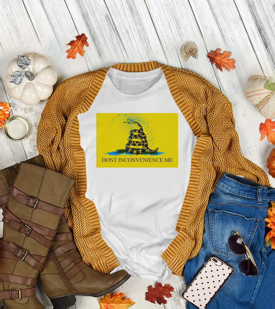 Jojofromjerz Don't Inconvenience Me Gadsden Flag T-Shirt