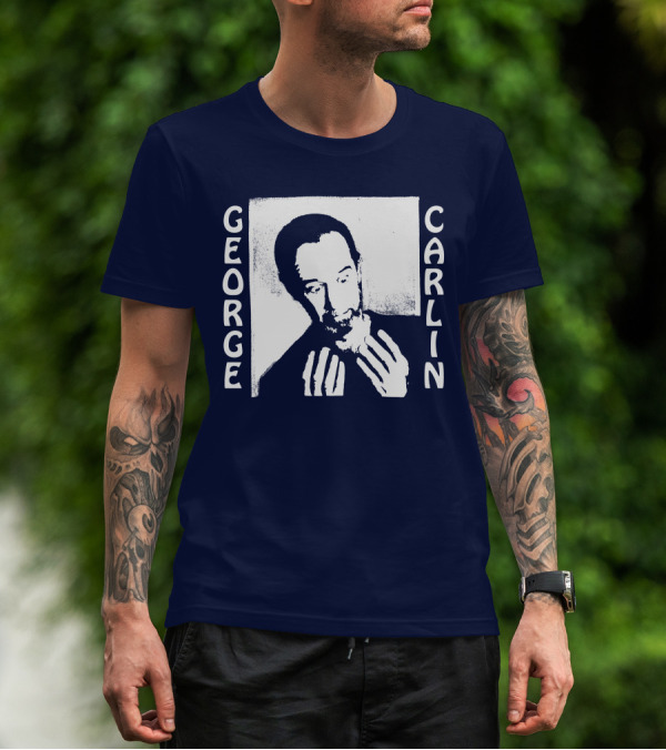 Wyco Vintage Shop Channing Tatum George Carlin It Only Hurts When I Think T-Shirt