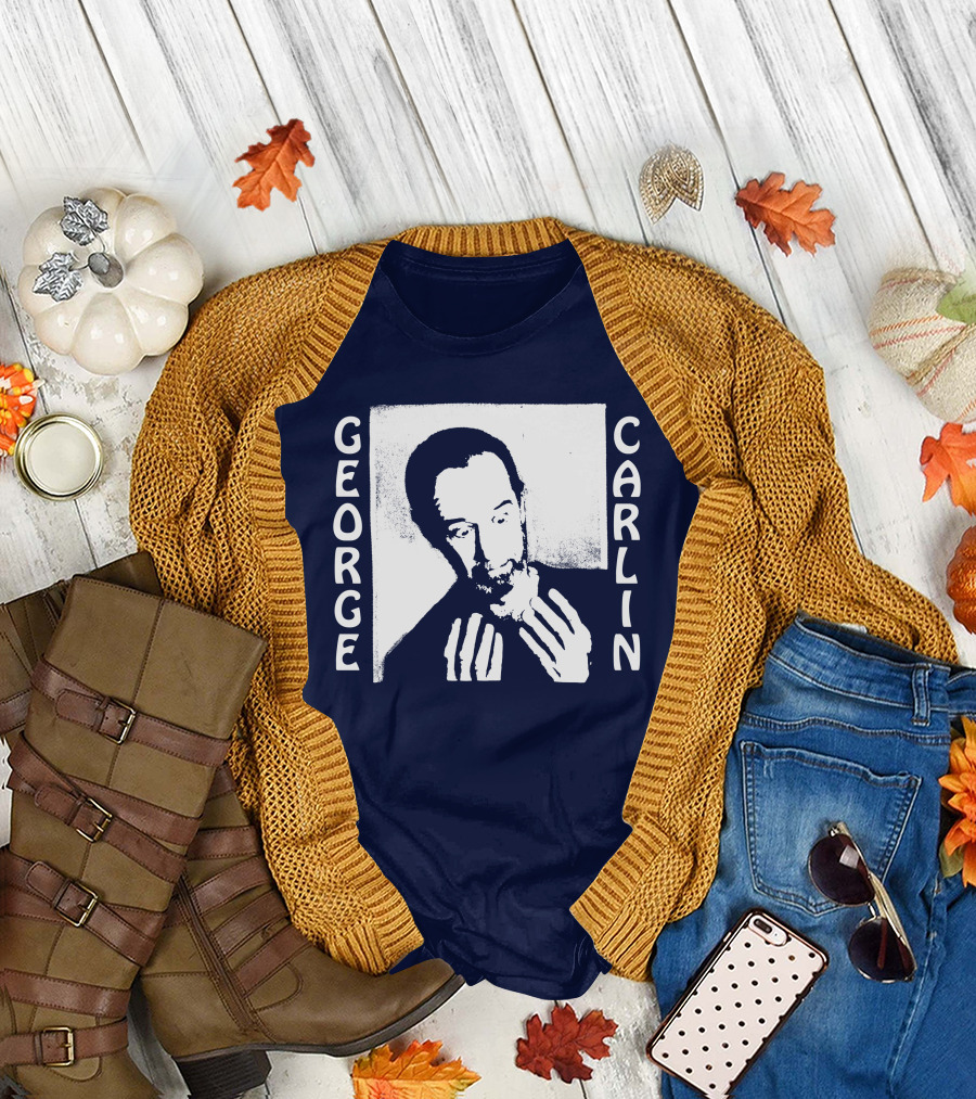 Wyco Vintage Shop Channing Tatum George Carlin It Only Hurts When I Think T-Shirt