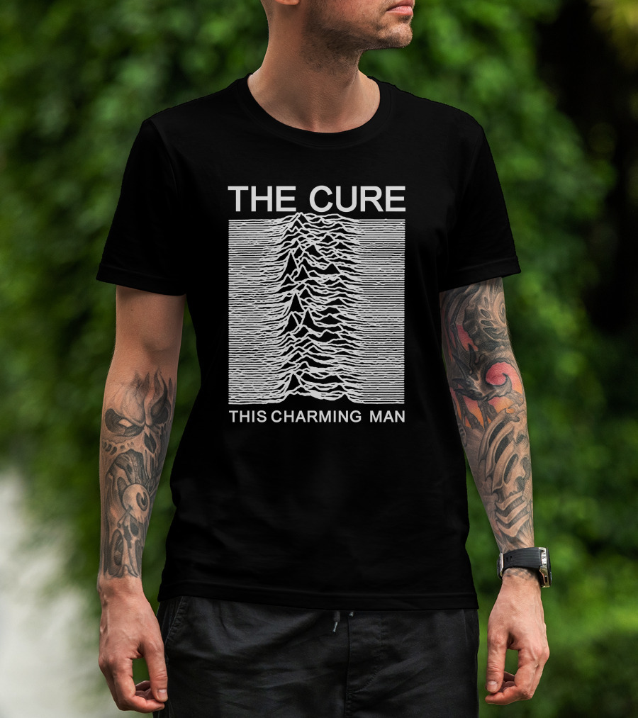 The Cure This Charming Man Joy Division Unknown Pleasures T-Shirt