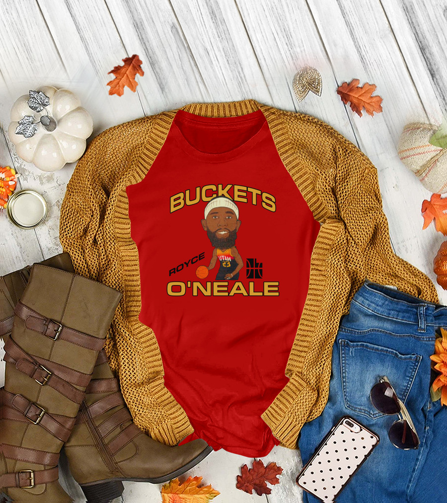 Jazzteam Royce O'Neale Buckets Utah Basketball T-Shirt