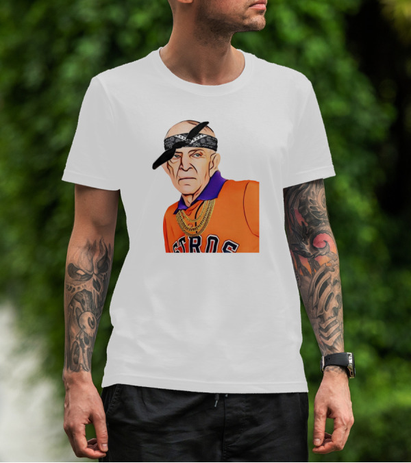 Mattress Mack Astros Bandana Chains T-Shirt