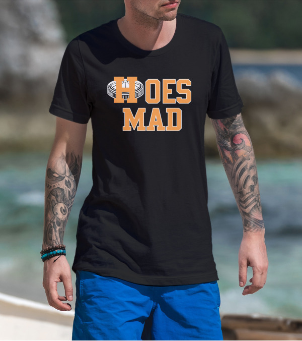 Southern Delicacyltd Hoes Mad Text With Wheel Visual T-Shirt