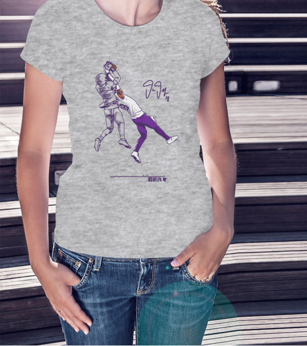 Justin Jefferson NFLPA Signature Catch Moment T-Shirt