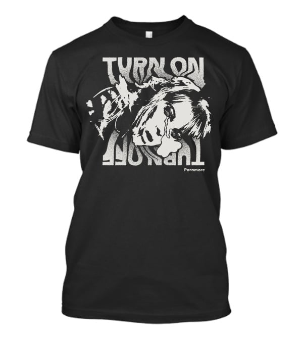 Paramore Turn On Turn Off Distressed Crying T-Shirt